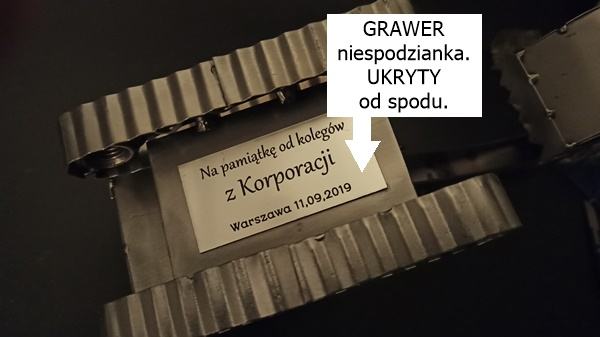 Prezent z grawerem dla operatora koparki polskie rękodzieło