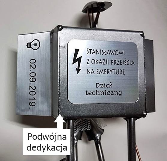 Dla elektryka figurka z grawerem jakość 1