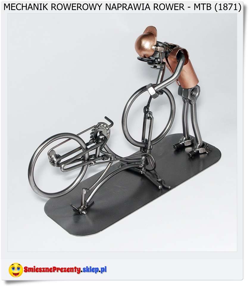 Na prezent Śmieszna wizytówka - Dobry mechanik rowerów 