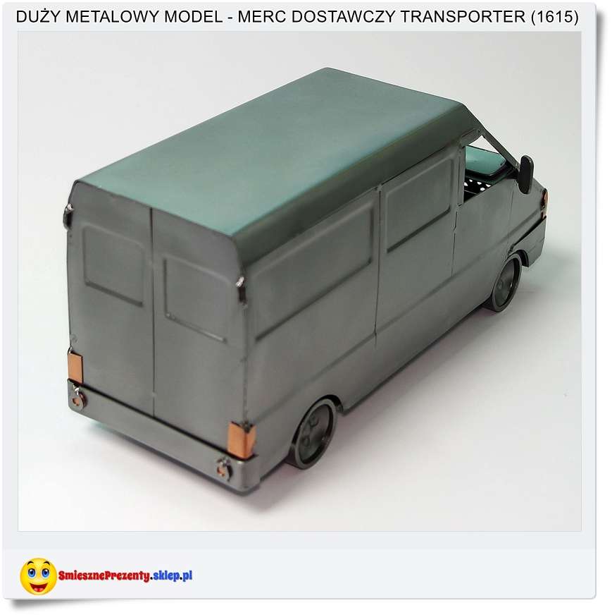 Metalowy duży model merc dostawczy transporter (1615)