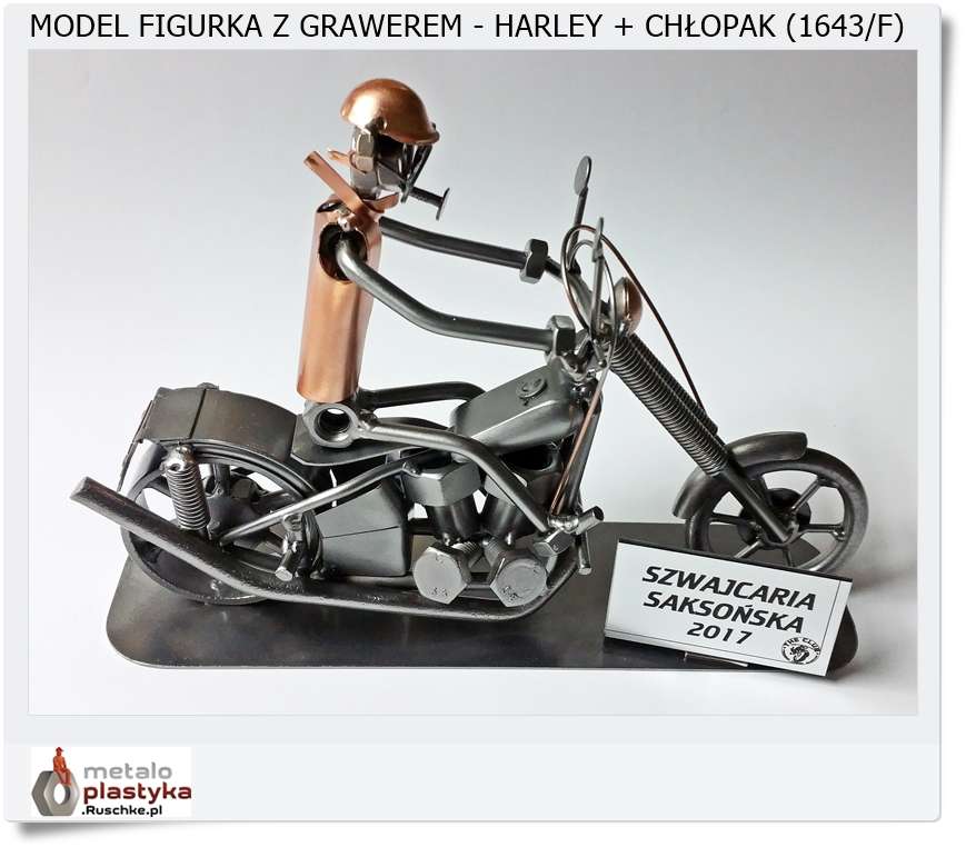 Upominek dekoracyjny z grawerem Harley