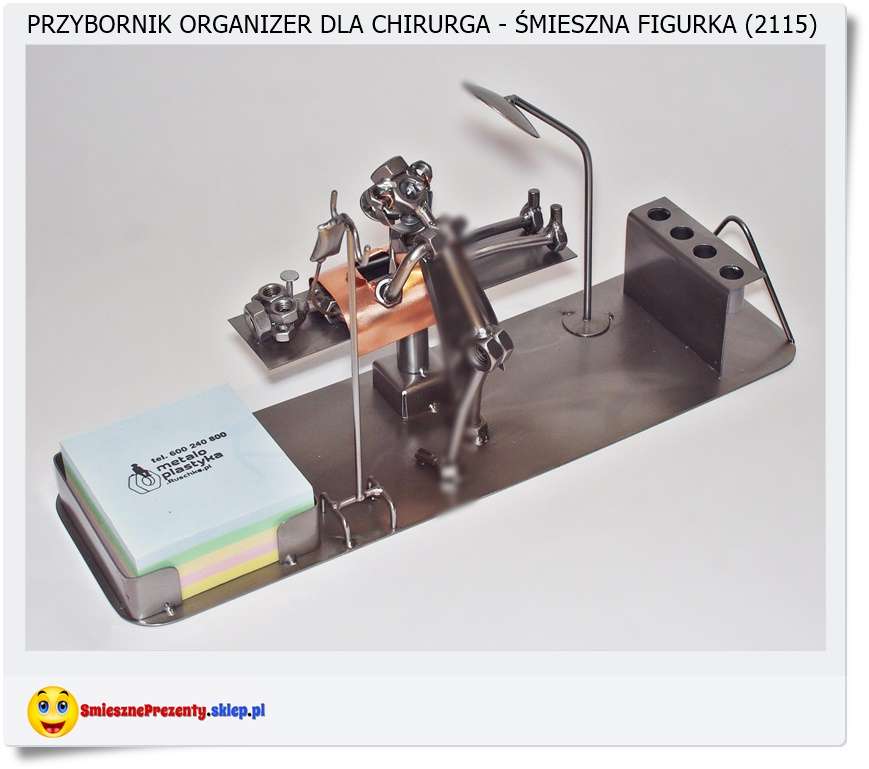 Figurka z metalu dla doktora