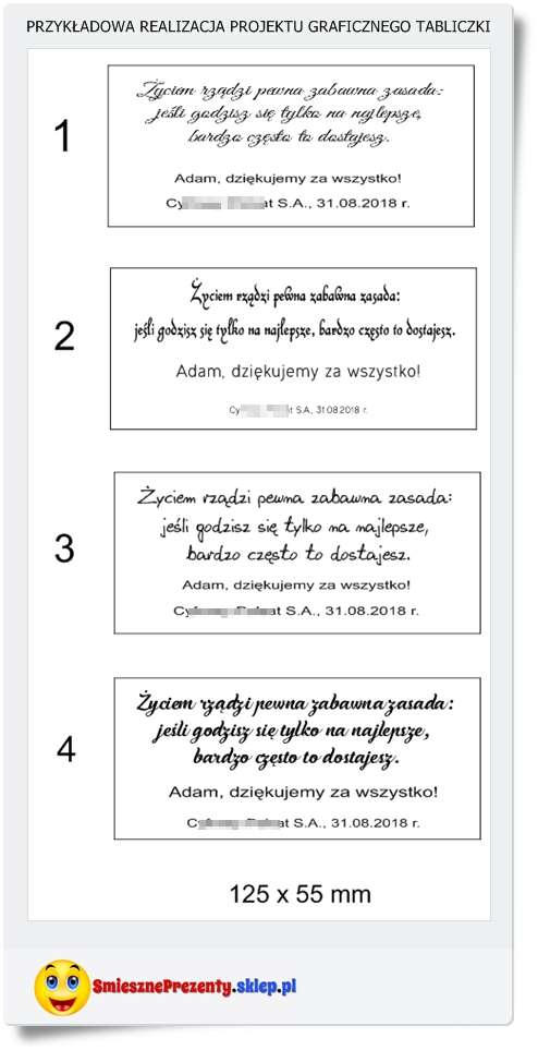 PRACOHOLIK - Pracuś Metalowa figurka z grawerem
