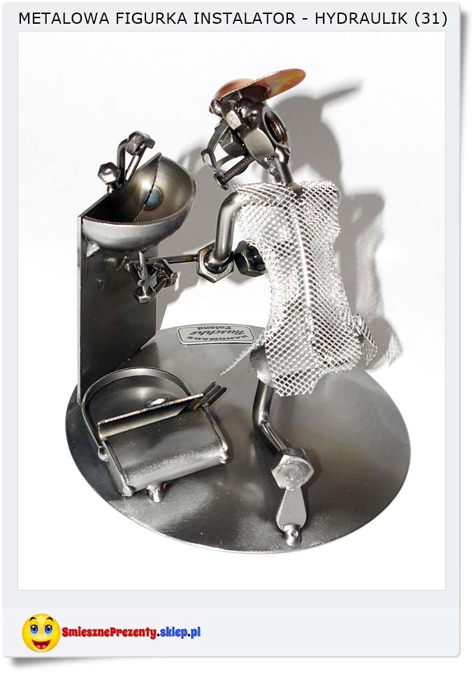 Śmieszny upominek dla hydraulika