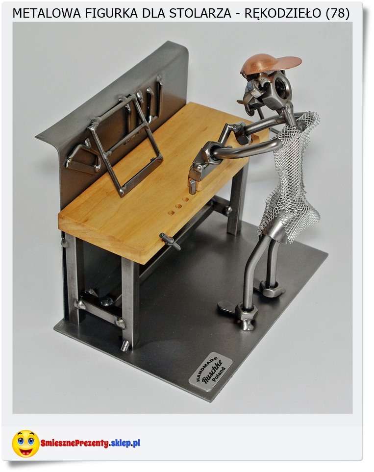 Blat warsztatu z naturalnego drewna