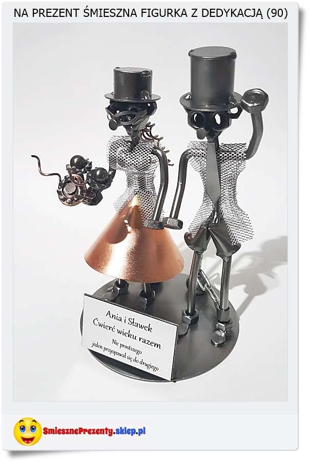 Figurka z życzeniami
