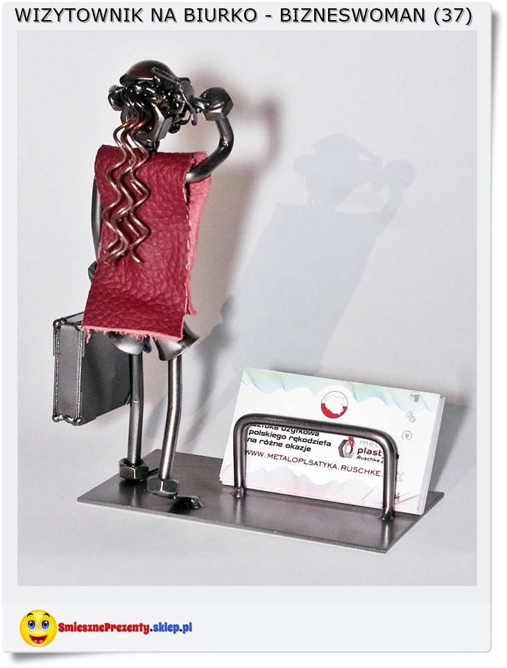 Wizytownik na biurko sekretarki Bizneswoman - Śmieszny Gadżet (37)