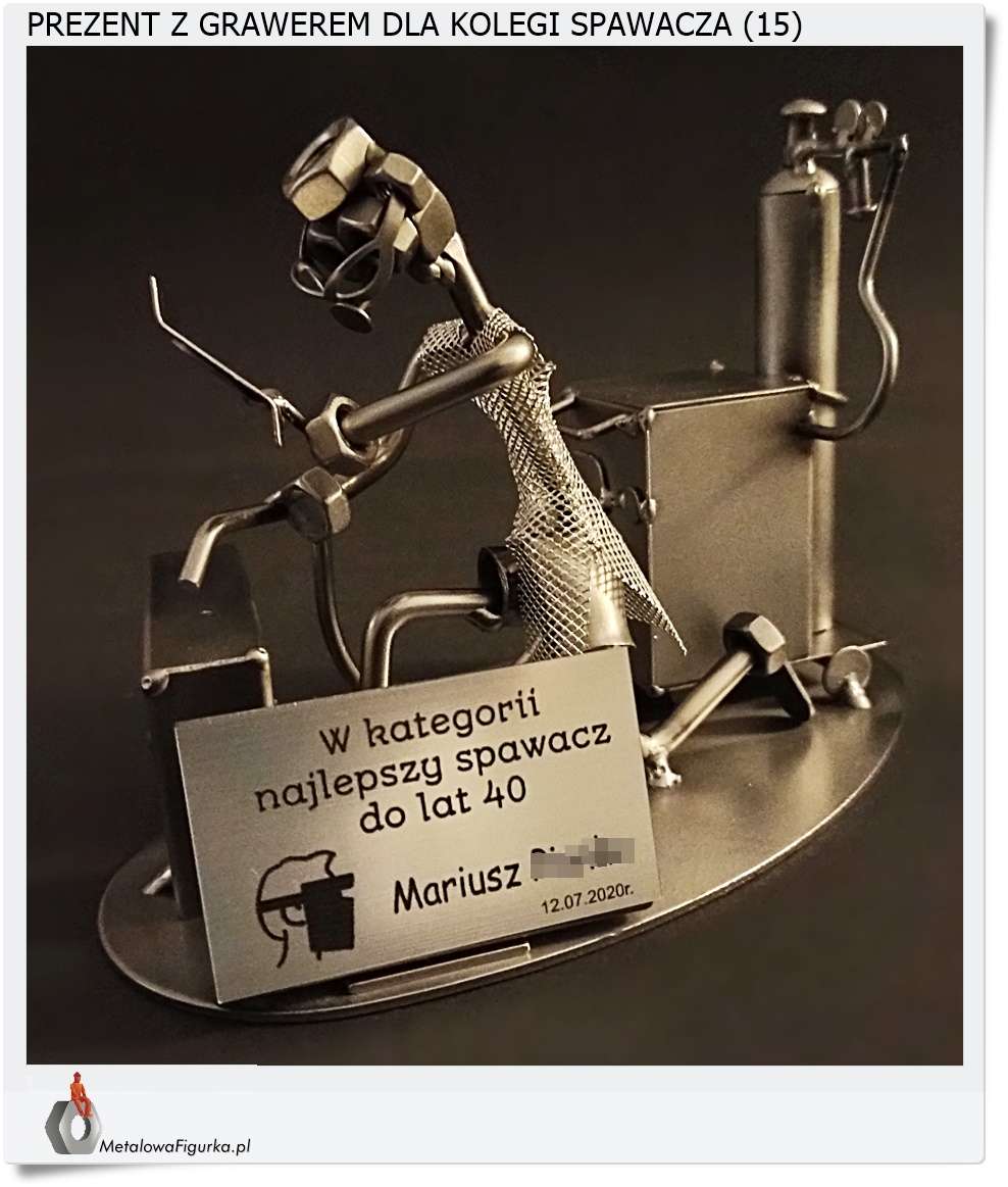 Figurka z metalu rękodzieło