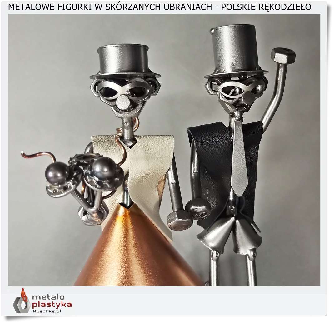 Metaloplastyka figurka polskiego rekodzieła
