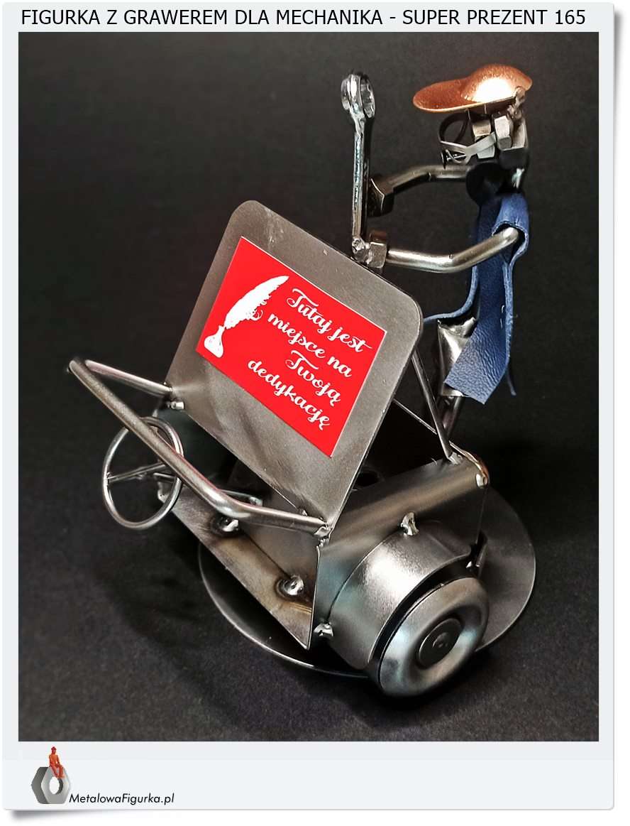 Prezent z grawerem dla mechanika