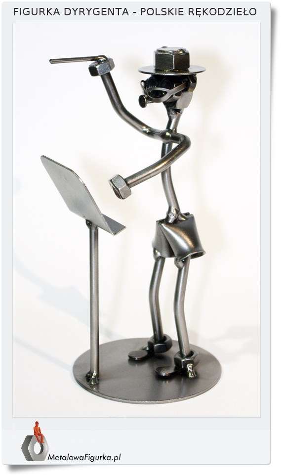 resistance vase Maneuver 116 Ale prezent dla Dyrygenta - metalowa figurka | Prezent | Dekoracja