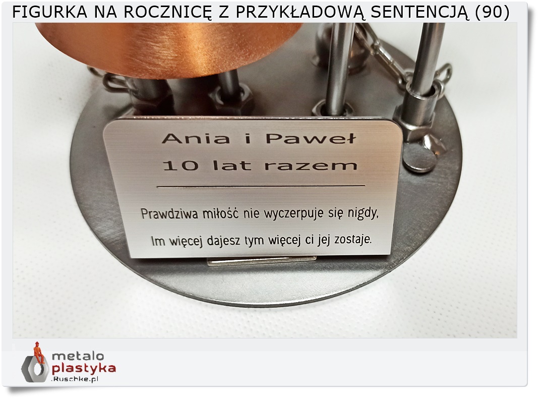 Pomysł na grawer na rocznicę ślubu