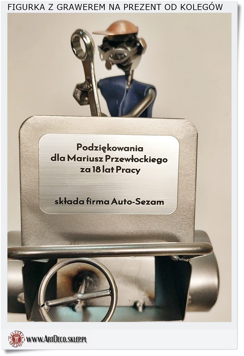 Śmieszny grawer dla mechanika