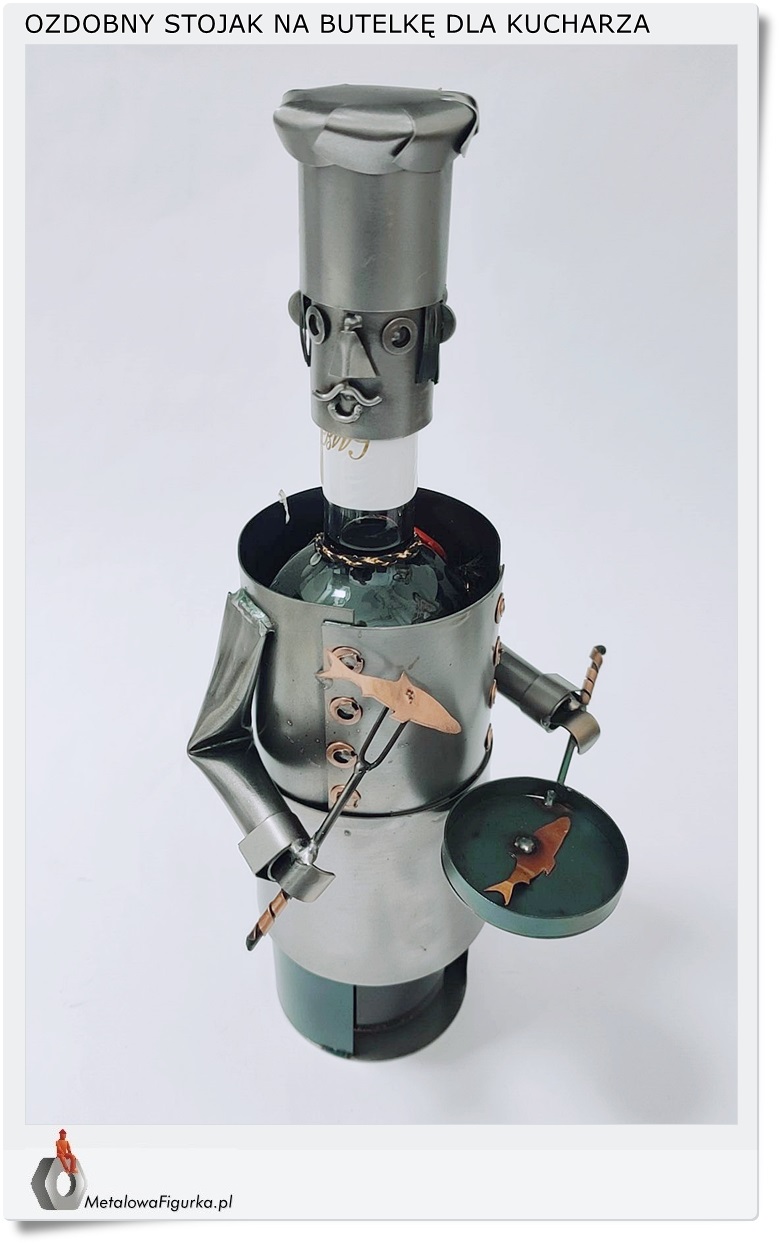 Stojak do wina dla kucharza