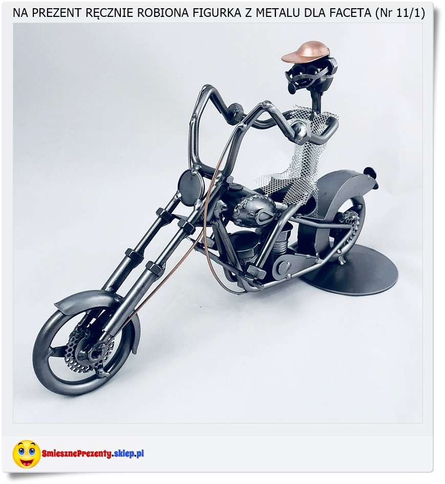 Metalowa figurka z metalu Chopper motocykl (11/1)