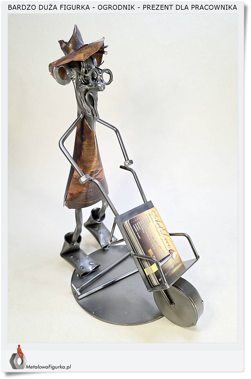 Bardzo Duża figurka na prezent dla pracownika i ogrodnika