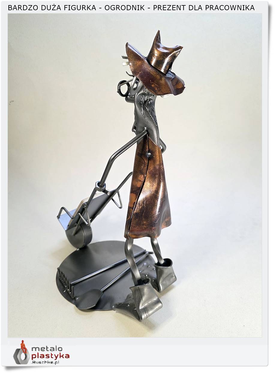 Metaloplastyka ozdobna figurka na prezent