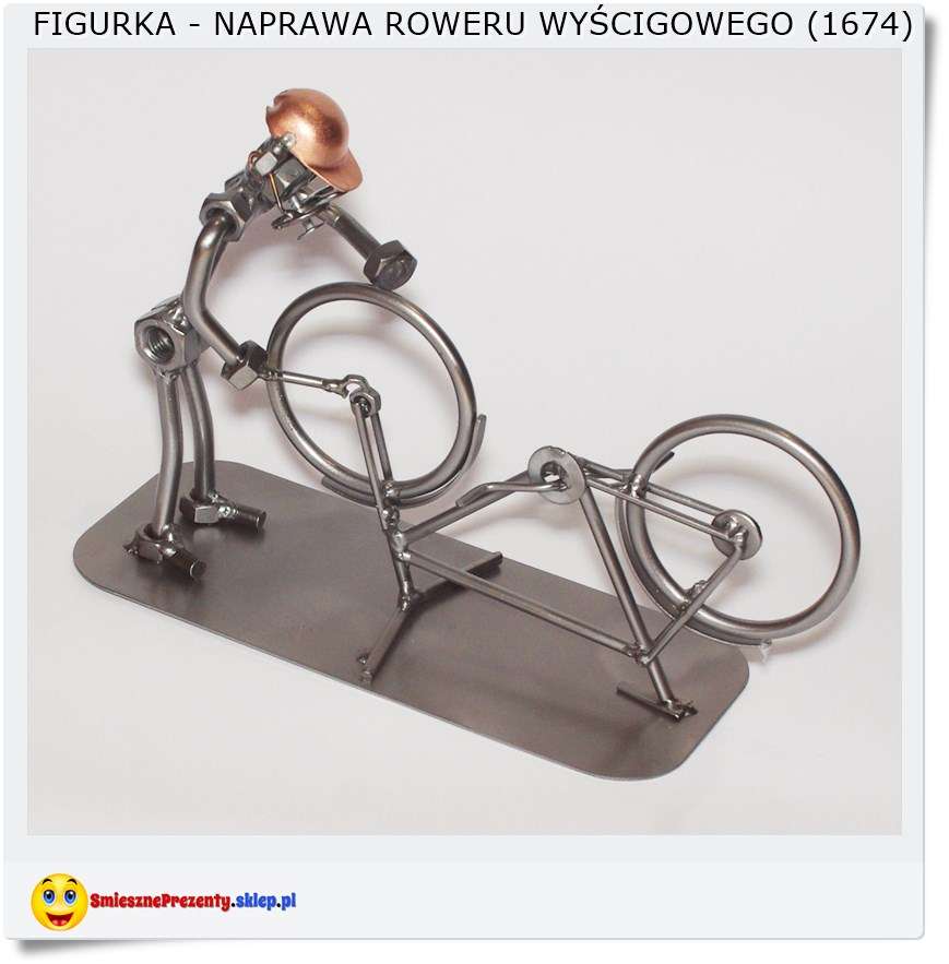 Figurka mechanik rowerów
