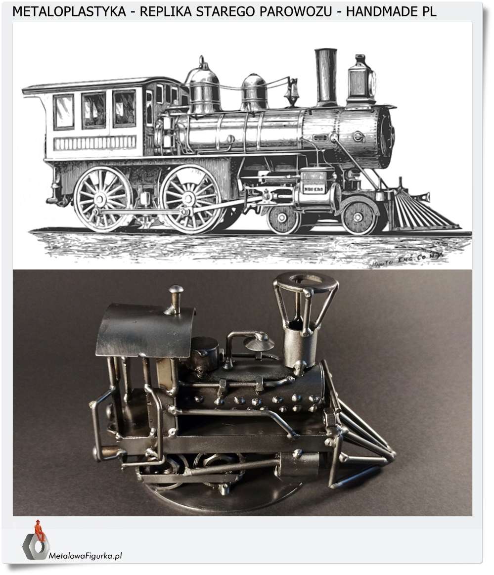 Replika lokomotywy - Parowóz retro