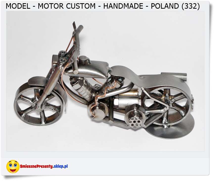Dla chłopaka Metalowy Model Motor Custom 