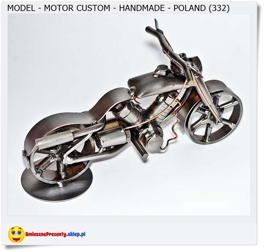 Dla chłopaka Metalowy Model Motor Custom 