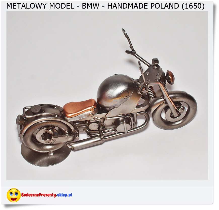 Motor BMW ręcznie robiona figurka z metalu (1650)