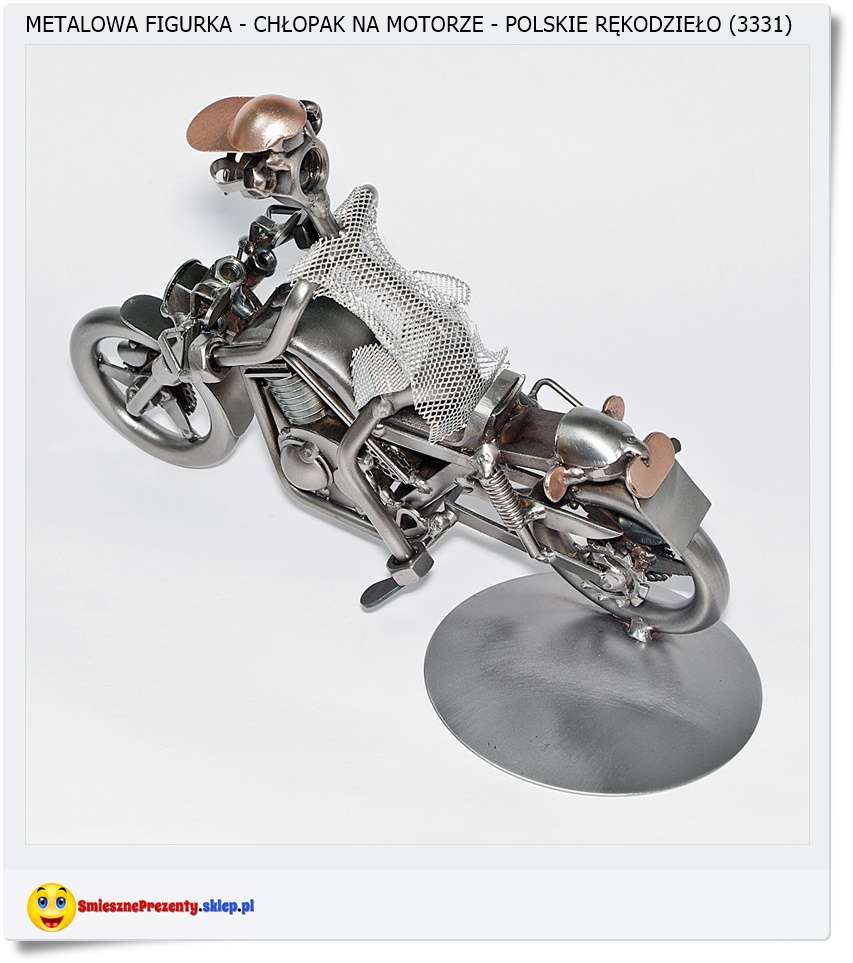 Ozdobna figurka motor na biurko