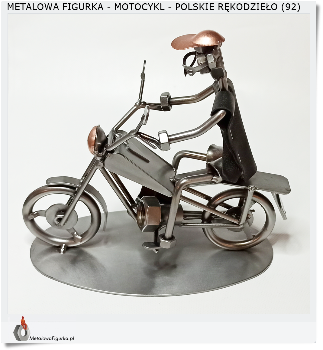 Na prezent metalowa figurka motocykl