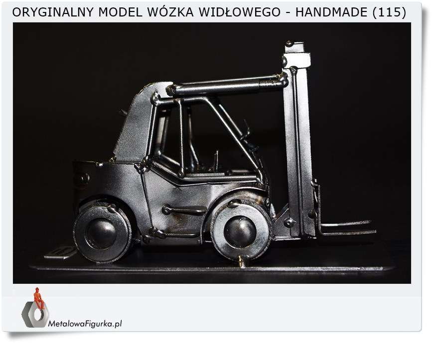 Metalowy model Wózek widłowy