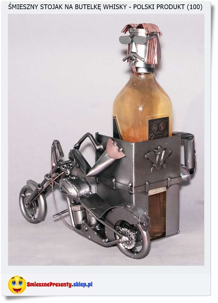 Metalowa figurka motor na prezent