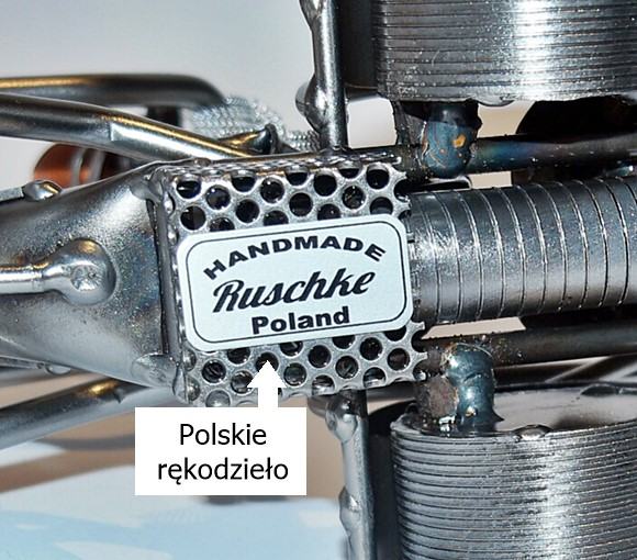 Metalowy model polskie rękodzieło Ruschke