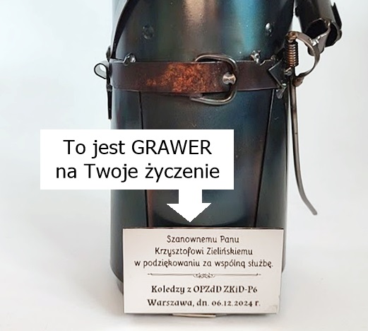 Prezent z grawerem dla żołnierza