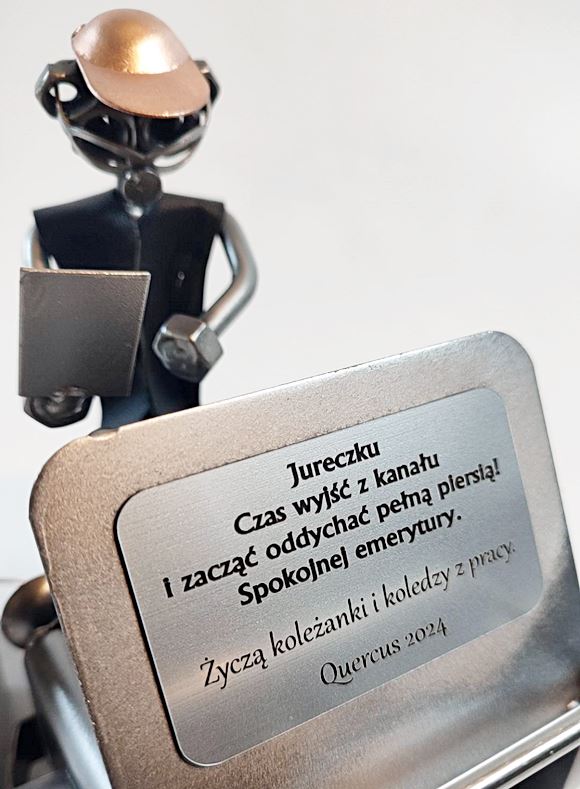 Grawer dla odchodzącego kolegi Prezent z grawerem dla diagnosty samochodowego