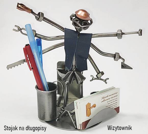 Wyj膮tkowy przybornik na biurko majstra z艂otej r膮czki