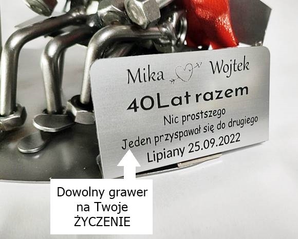 Wygrawerowane życzenia dla zakochanych